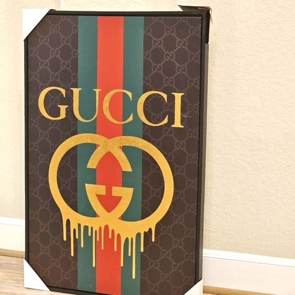 Venice Beach Collections  - GG Logo Drip - Canvas Wall - Picture 3 of 4